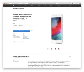 Новый 4,7-дюймовый iPhone SE 2020 показался на сайте Apple