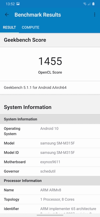Обзор смартфона Samsung Galaxy M31