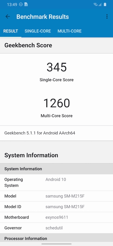 Обзор смартфона Samsung Galaxy M21