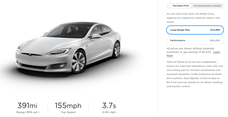 Tesla снизила стоимость своих электромобилей, Model 3 теперь дешевле на $2,000, а Model S и Model X - на $5,000 (ценник Model Y не изменился)