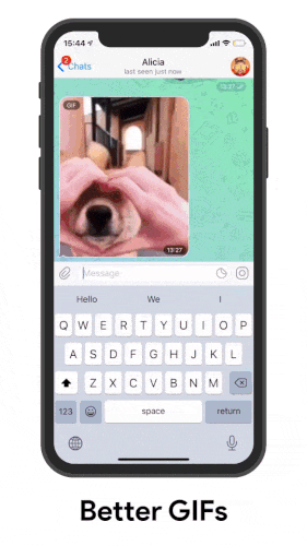 Вышла новая версия Telegram с "прокачанным" видеоредактором и возможностью добавлять анимированные стикеры на фото