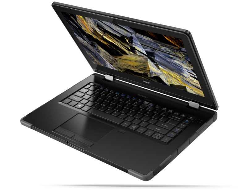 Acer выпустила линейку защищённых ноутбуков и планшетов Enduro, модель Enduro N3 может выталкивать воду за пределы корпуса