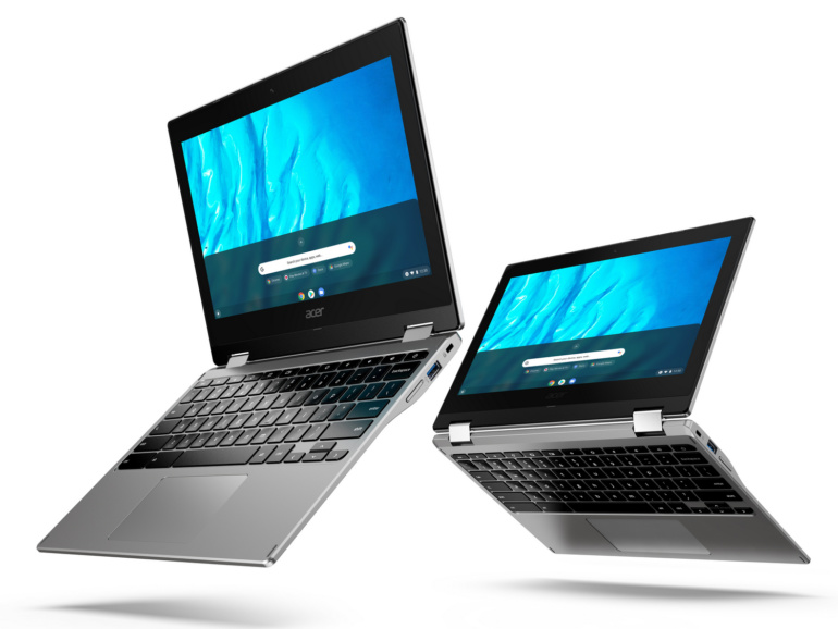 Acer представила пару новых хромбуков - продвинутый 13,5-дюймовый Chromebook Spin 713 с Intel 10Gen за $629 и бюджетный 11-дюймовый Chromebook Spin 311 с Mediatek MT8183 за $259