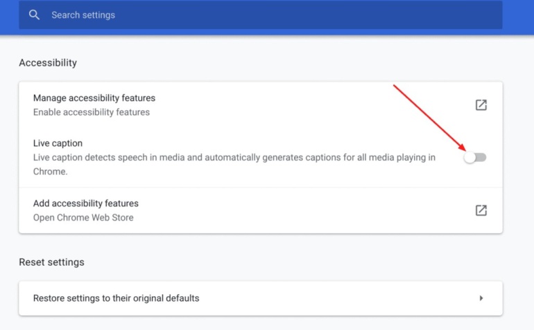 В сборках Google Chrome Canary уже можно активировать функцию Live Caption для преобразования речи в текст