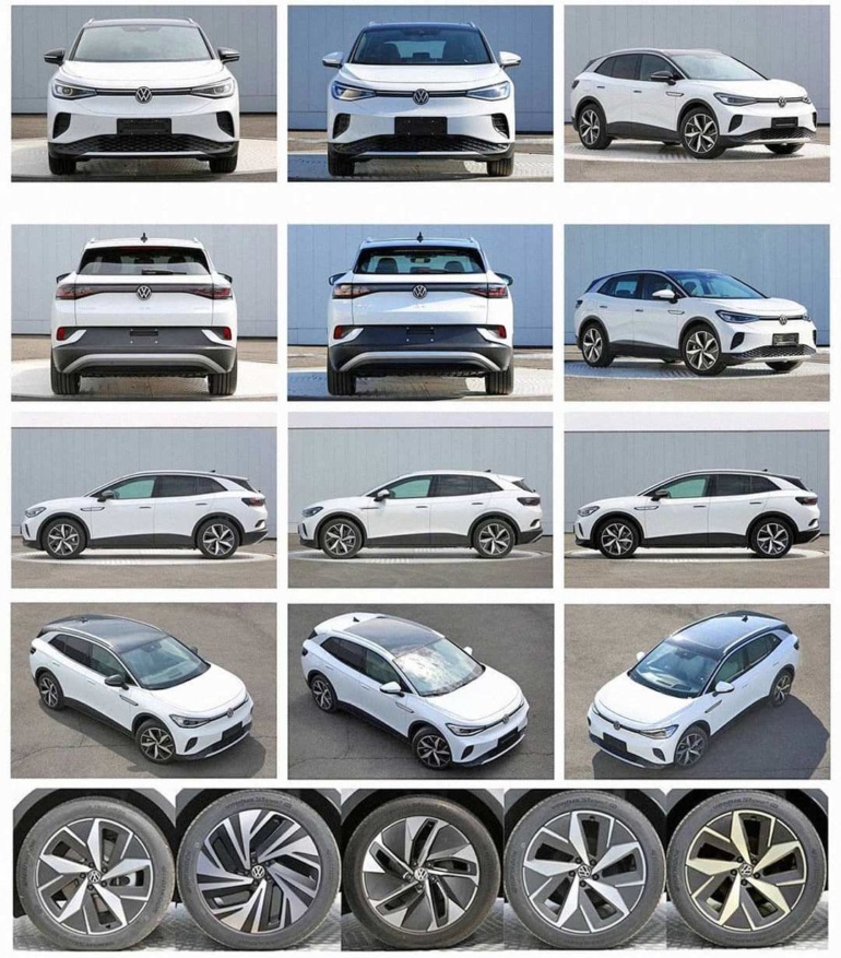 В сеть впервые попали фотографии электромобиля Volkswagen ID.4 без камуфляжа, в Китае будет выпускаться сразу две версии модели - ID.4 X и ID.4 Crozz