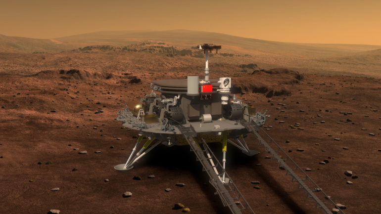 Китай успешно запустил межпланетную миссию на Марс, включающую спускаемый аппарат и марсоход