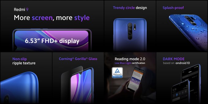 Новинки Xiaomi для Украины: Недорогие смартфоны Redmi 9, TWS-наушники, 34-дюймовый игровой монитор, электросамокаты и аналог Chromecast