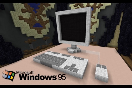 В Minecraft теперь можно собрать ПК на Windows 95 — и запустить на нем Doom (равно как и сам Minecraft)