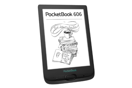 В Украине стартовали продажи нового ридера начального уровня PocketBook 606 с 6-дюймовым экраном E Ink Carta по цене 2799 грн