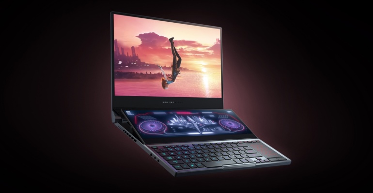 В Украине начинаются продажи игрового ноутбука ASUS ROG Zephyrus Duo 15 по цене от 100 тыс. грн