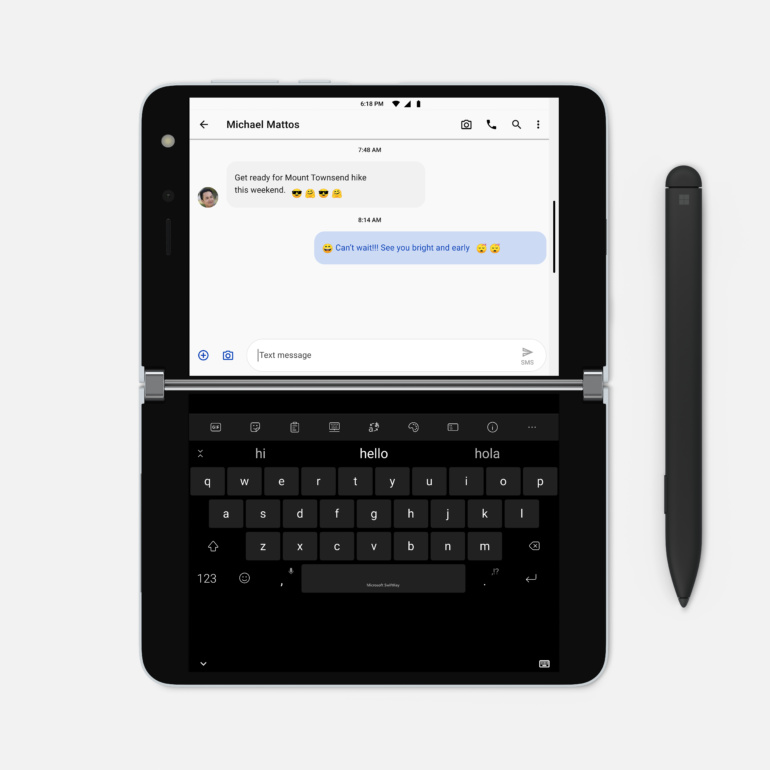 Двухэкранный смартфон Microsoft Surface Duo на Android выйдет 10 сентября, а стоить будет —  $1400