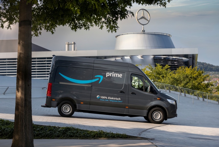 Amazon заказала у Mercedes 1800 электрических грузовых фургонов eVito и eSprinter. Их начнут использовать для доставок в Европе уже в 2020 году