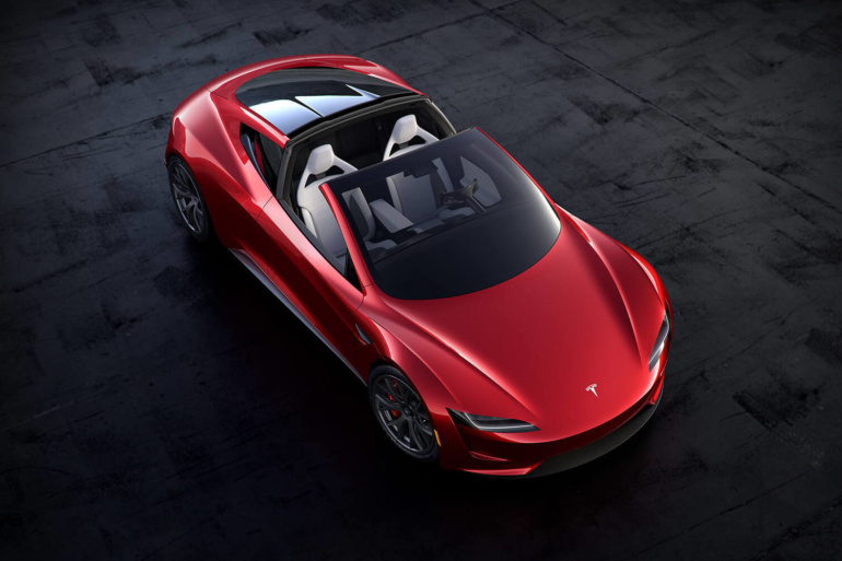 Илон Маск: Серийный электромобиль Tesla Roadster получит колеса с единственной гайкой по центру, как у гоночных болидов Formula 1