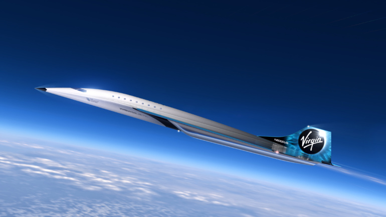 Virgin Galactic показала рендеры предлагаемого сверхзвукового самолёта, способного достигать скорости 3 Маха