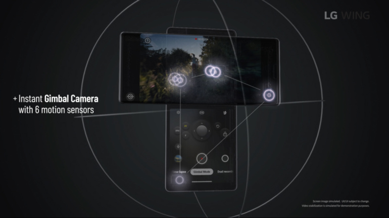 LG Wing официально анонсирован: поворотный форм-фактор, два дисплея, SoC Snapdragon 765G и Gimbal Motion Camera