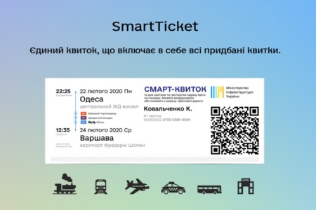Мининфраструктуры: Единый электронный билет SmartTicket для поездов и метро начнет продаваться в Киеве уже в сентябре