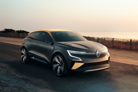 Renault Megane eVision — концепт электромобиля с мощностью 160 кВт, батареей на 60 кВтч и запасом хода 450 км