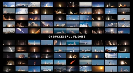SpaceX провела юбилейный 100-й запуск [Видео]