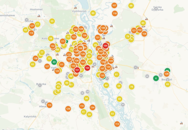 Хуже только в Дели. Киев оказался на втором месте в мире по уровню загрязненности воздуха