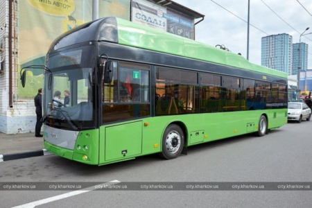 Харьков закупил 50 троллейбусов с автономным ходом до 30 км, которые собирают в Киевской области на основе модели МАЗ