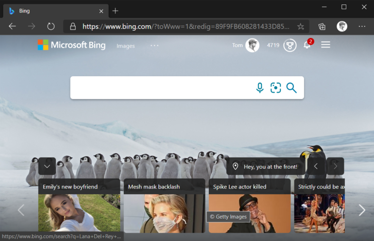 В рамках ребрендинга поисковый сервис Bing получил название Microsoft Bing и обновлённый логотип
