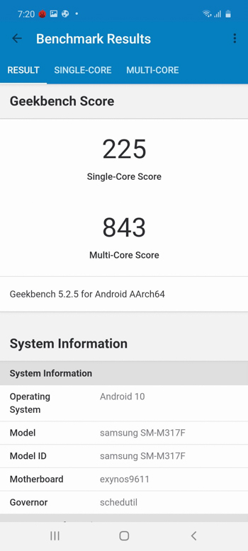 Обзор смартфона Samsung Galaxy M31s
