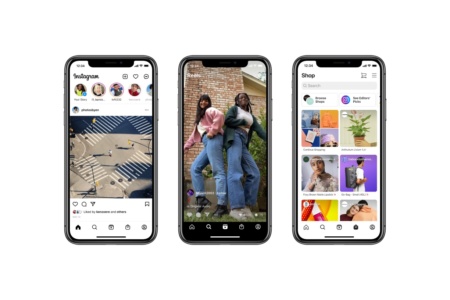 Instagram обновляет дизайн главного экрана и добавляет на него вкладки Reels и Shop