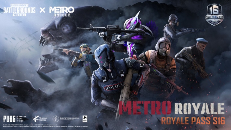 В королевской битве PUBG Mobile стартовали новые события с персонажами из Metro Exodus