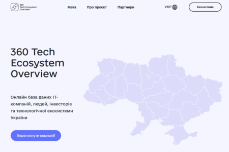 Мінцифри запустило онлайн-платформу 360 Tech Ecosystem Overview з даними про українську IT-екосистему: компанії, стартапи, інвесторів та ін.