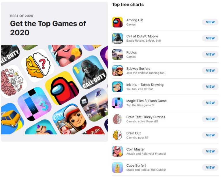 "Wakeout!, Zoom, Fantastical, Disney+": Apple представила 15 лучших приложений 2020 года, а также хит-парады самых популярных игр и приложений