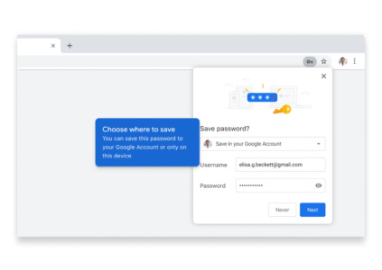 Google упрощает синхронизацию паролей и платёжных данных в Chrome при использовании различных устройств