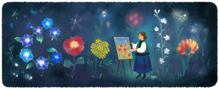 Google відзначив 120-річчя з дня народження української художниці Катерини Білокур святковим дудлом
