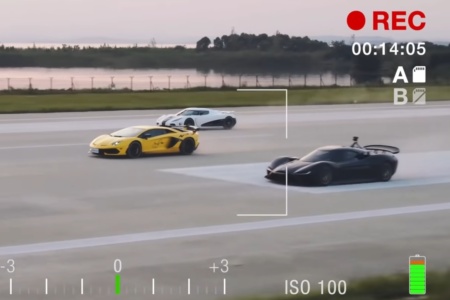 В дрэг-рейсинге между Lamborghini Aventador и Koenigsegg Agera выиграл… электромобиль NIO EP9 [бонус — заезд между Porsche Taycan и Fiat Panda]