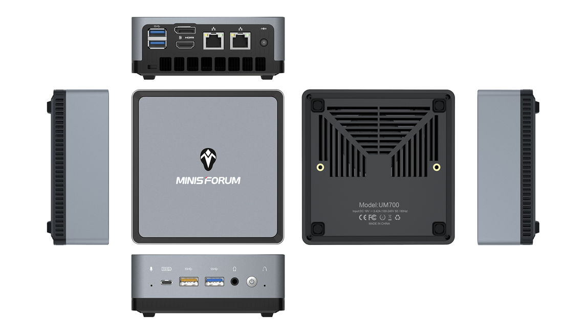 MinisForum EliteMini UM700 — мини-ПК на базе AMD Ryzen 7 3750H с широким  набором портов - ITC.ua
