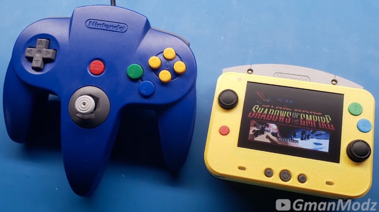 Моддерр создал карманную версию консоли Nintendo 64, которая оказалась даже меньше её оригинального контроллера
