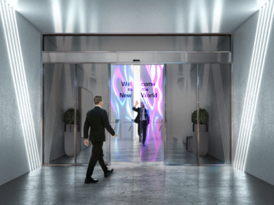 LG разрабатывает раздвижные двери из прозрачных OLED-дисплеев