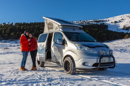 Nissan e-NV200 Winter Camper — концепт электрического минивэна для экстремальных зимних путешествий [видео]