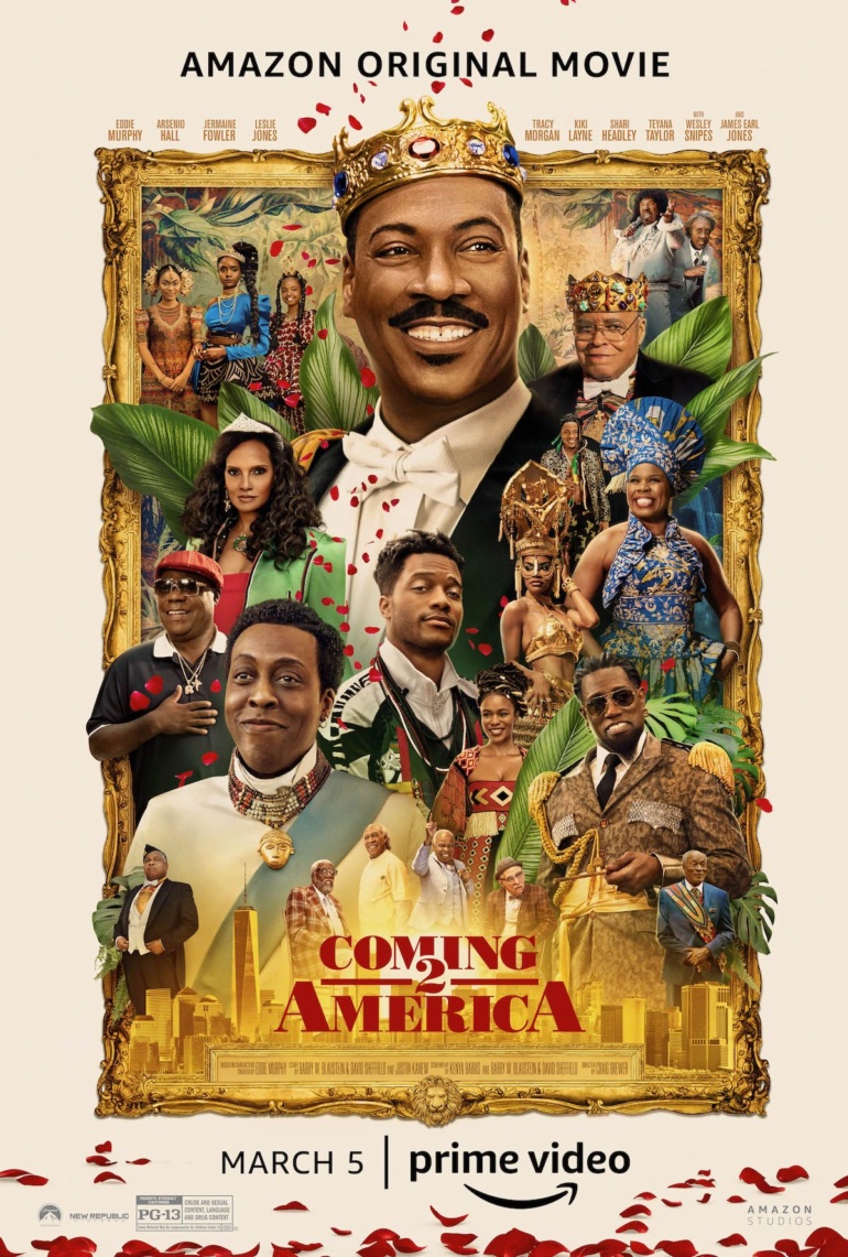 Комедия Coming 2 America / «Поездка в Америку 2» с Эдди Мерфи выйдет на экраны через месяц - спустя 33 года после премьеры первой части [трейлер]