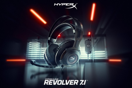 В Украине стартовали продажи геймерской гарнитуры HyperX Cloud Revolver + 7.1 с поддержкой виртуального объемного звука по цене 5199 грн