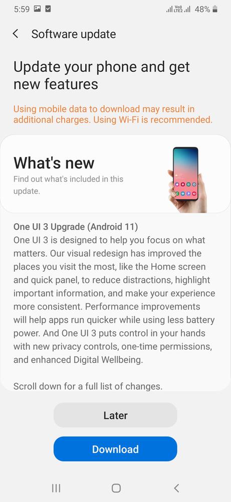 Samsung начала обновлять смартфоны среднего сегмента до Android 11 и One UI 3.0