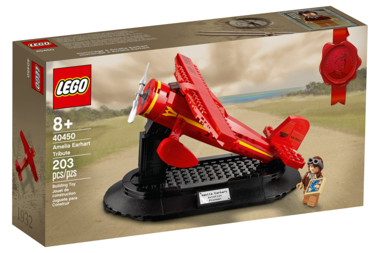 Lego выпустила набор в честь Амелии Эрхарт, первой женщины, перелетевшей Атлантический океан