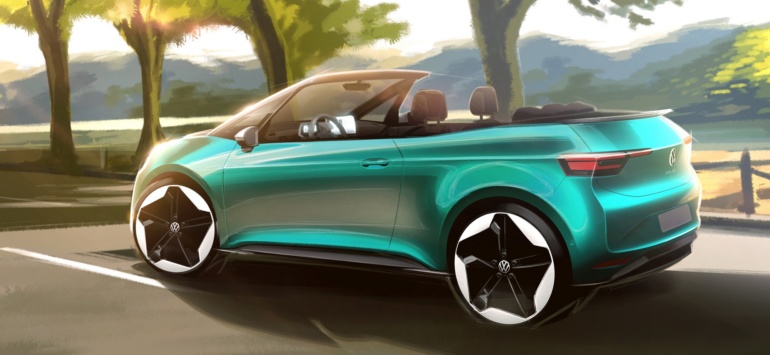 Volkswagen выпустит беспилотный электроминивэн на основе ID.Buzz и кабриолет на основе электрохэтчбека ID.3