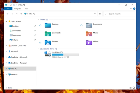 Очередная тестовая сборка Windows 10 получила Проводник с обновленными иконками
