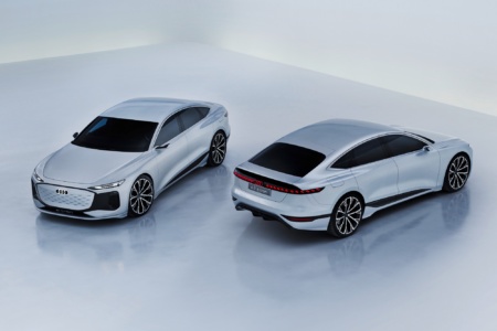 Audi представил концепт электромобиля A6 E-Tron concept на платформе PPE с мощностью 350 кВт, батареей 100 кВтч и запасом хода 700+ км