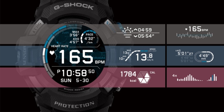 Casio представила свои первые умные часы G-Shock на платформе Wear OS, модель G-Squad GSW-H1000 обойдется в $700