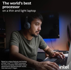 Intel прорекламировала «‎лучший в мире» мобильный процессор Core i7-1185G7 фотографией с… MacBook Pro