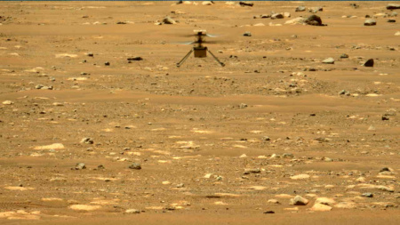 «Индженьюити» совершил второй полет на Марсе — более продолжительный с подъемом на 5 метров и рядом маневров