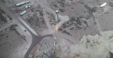 Blue Origin провела очередной тестовый запуск ракеты New Shepard с капсулой экипажа и готовится к первому пилотируемому полёту – «скоро»