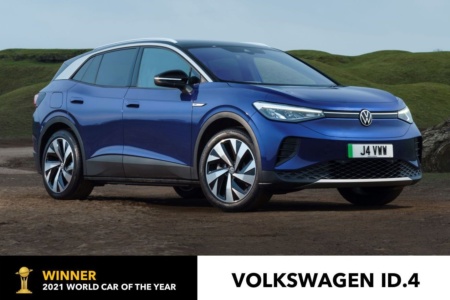 Электромобиль Volkswagen ID.4 получил награду «Всемирный автомобиль года 2021» (World Car of the Year 2021)
