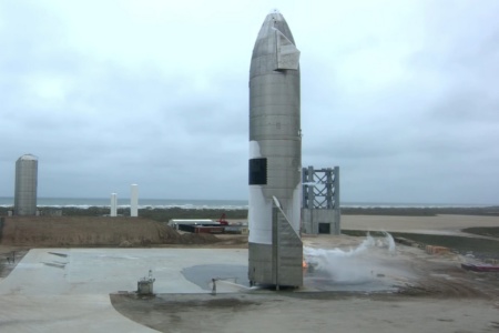 SpaceX впервые мягко посадила Starship после высотного полета на 10 км